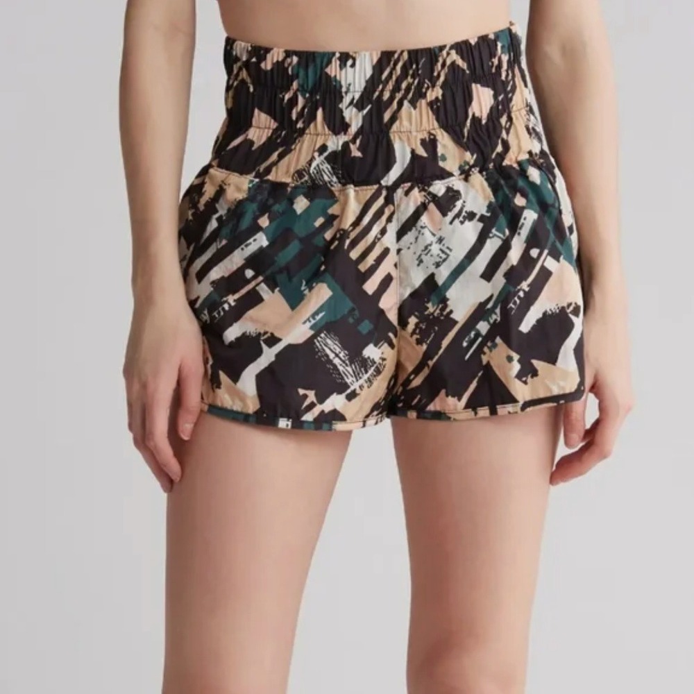 Free People‎ Movement The Way Home Shorts High Rise Running Gym Active Stretch